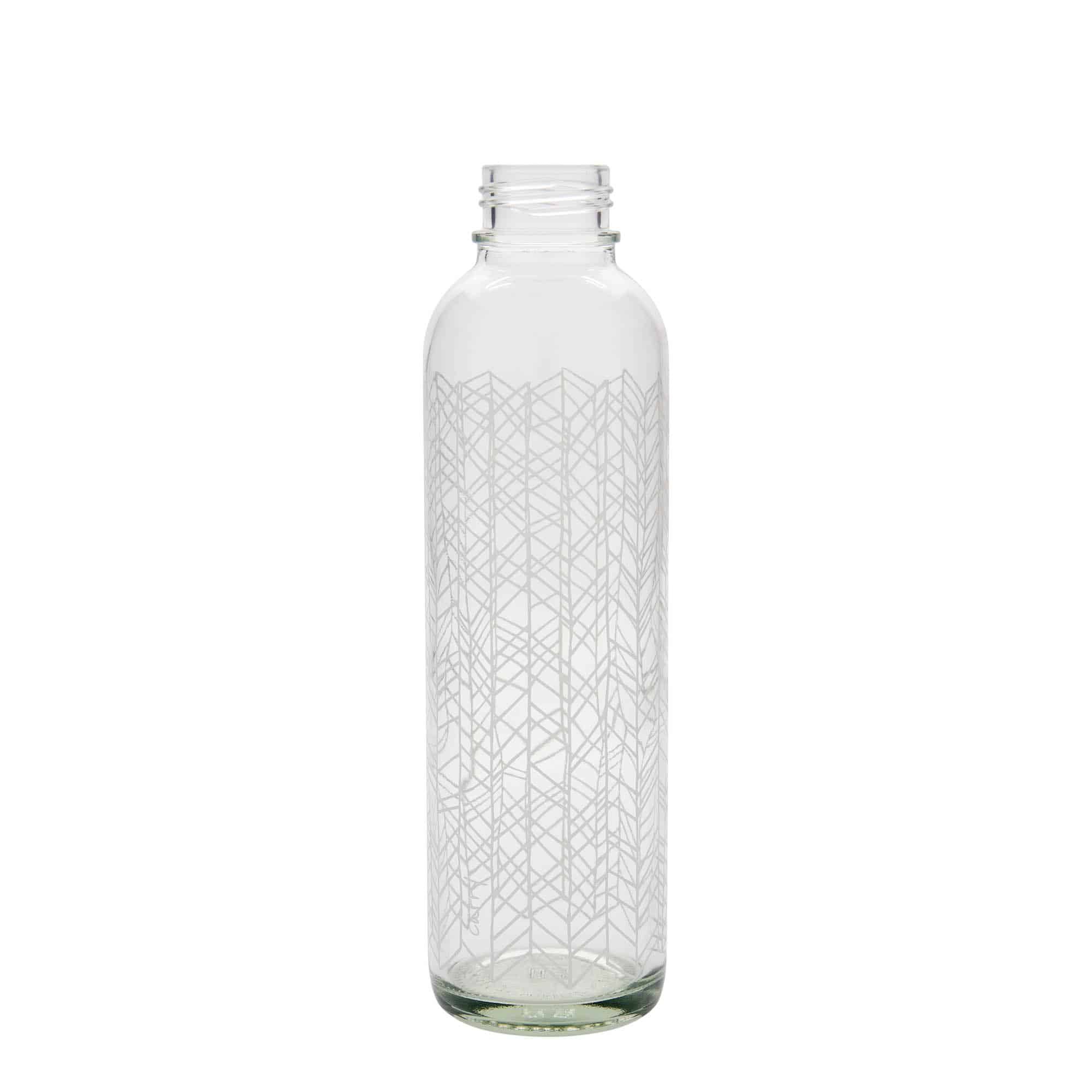 Sticlă de băut de 700 ml CARRY Bottle, motiv decorativ: Structure of Life, închidere: Capac filetat