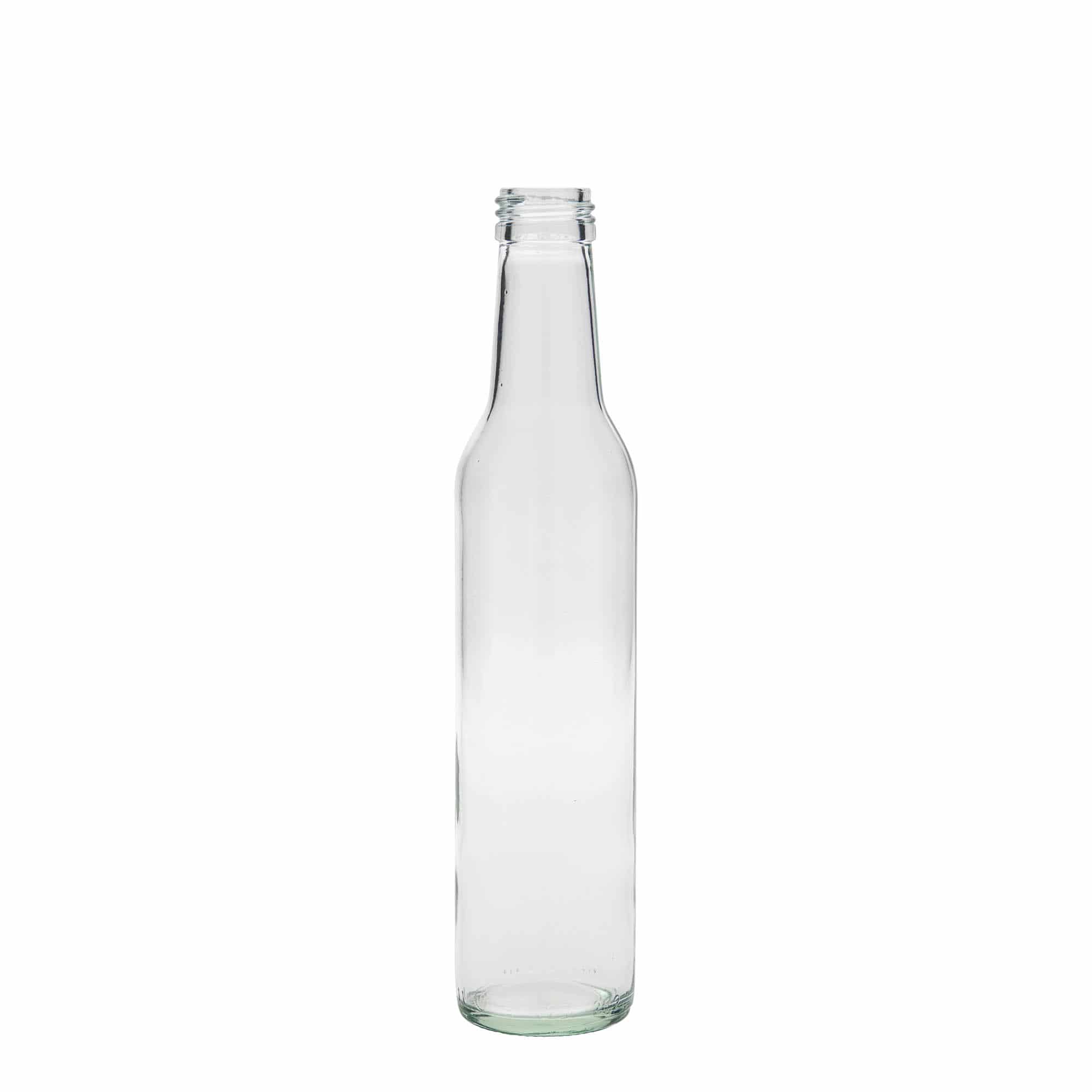 Sticlă din sticlă de 250 ml „Cilindrica”, închidere: PP 28