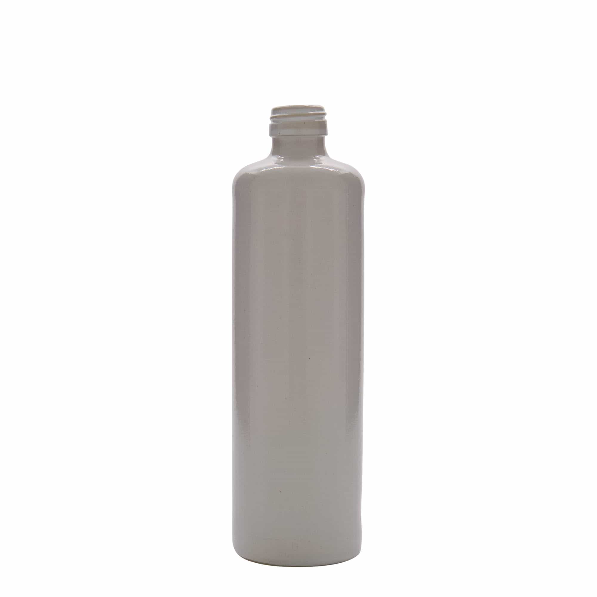 Ulcior de lut de 500 ml, ceramică, alb, închidere: PP 31,5