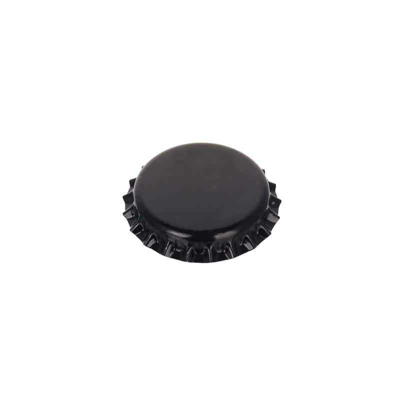 Capace metalice 26 mm, metal, negru