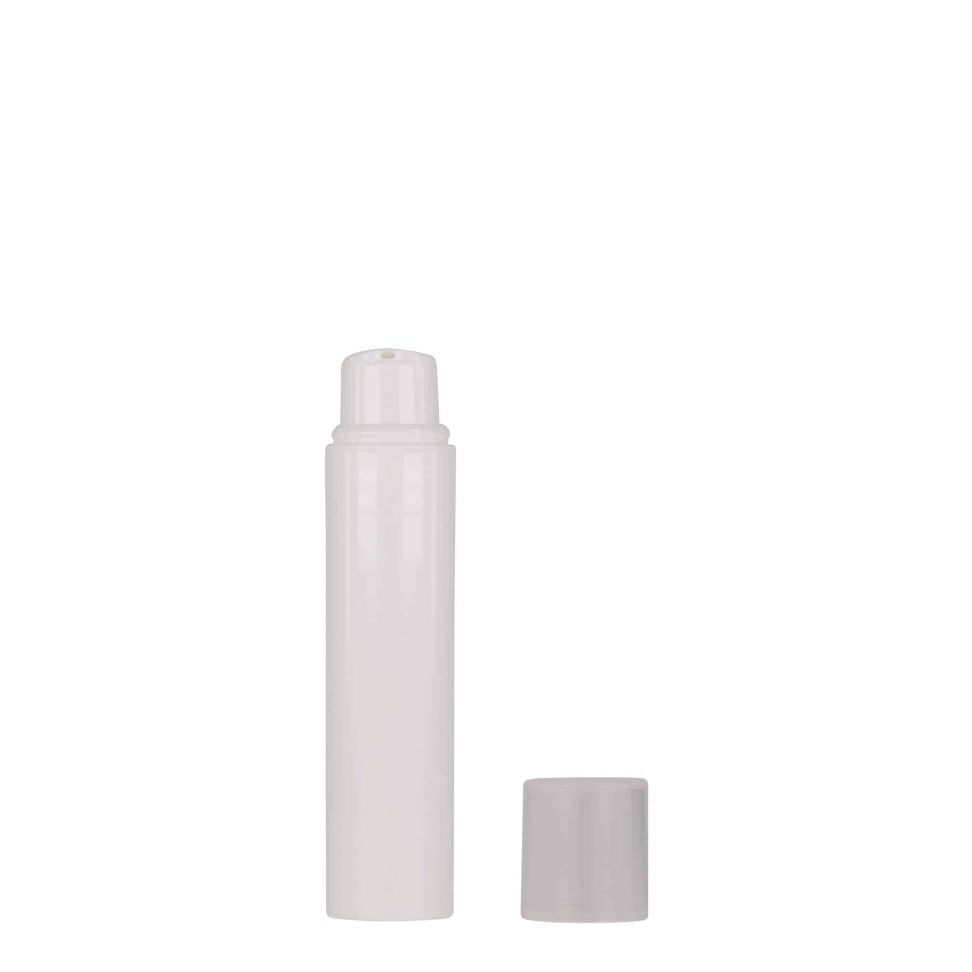 Dozator fără aer de 15 ml „Nano”, material plastic PP, alb