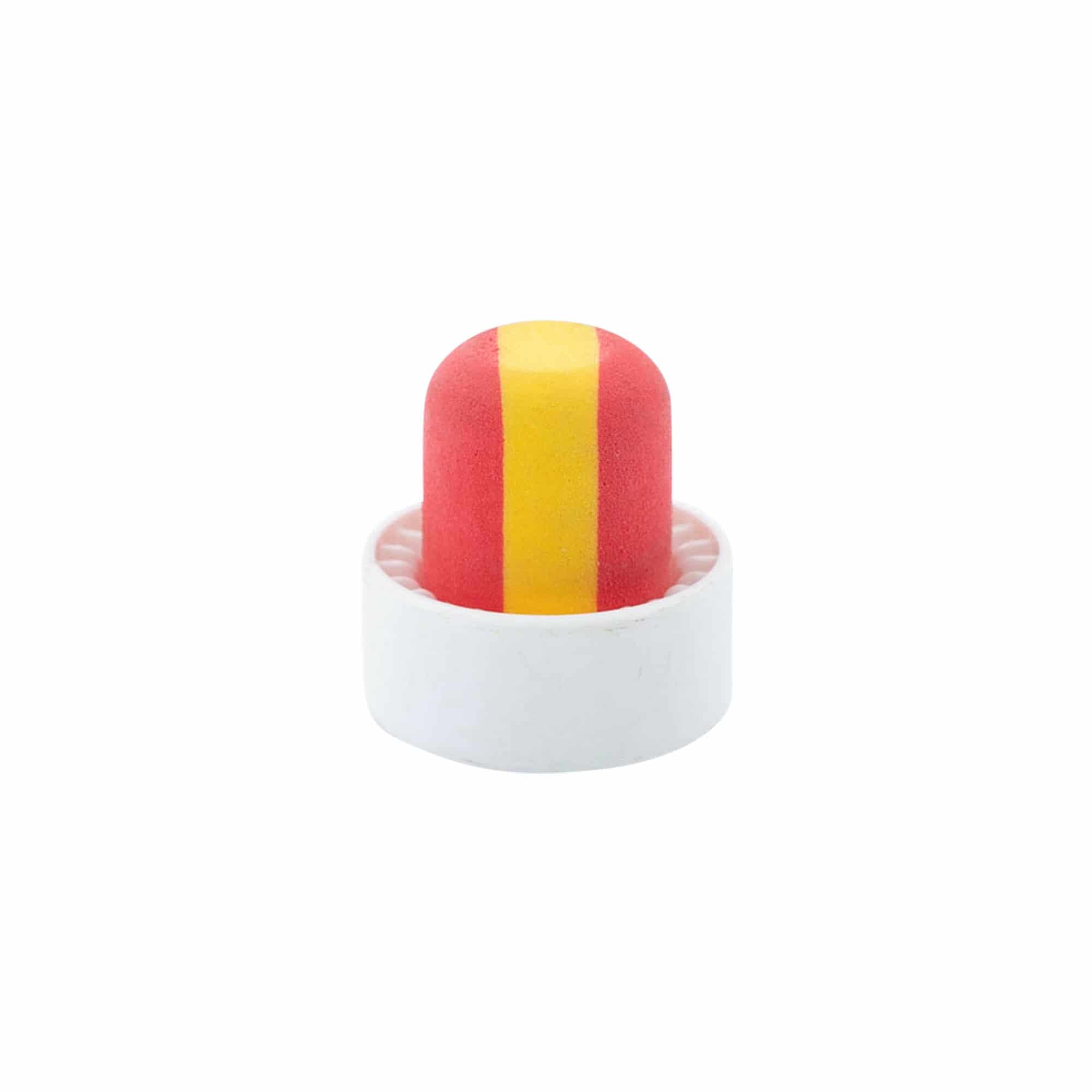 Dop tip ciupercă 19 mm „Spania”, plastic, multicolor, pentru închidere: Dop de plută