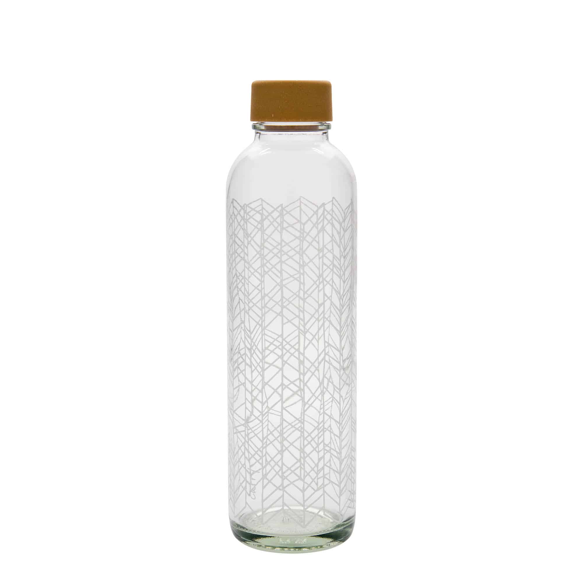 Sticlă de băut de 700 ml CARRY Bottle, motiv decorativ: Structure of Life, închidere: Capac filetat