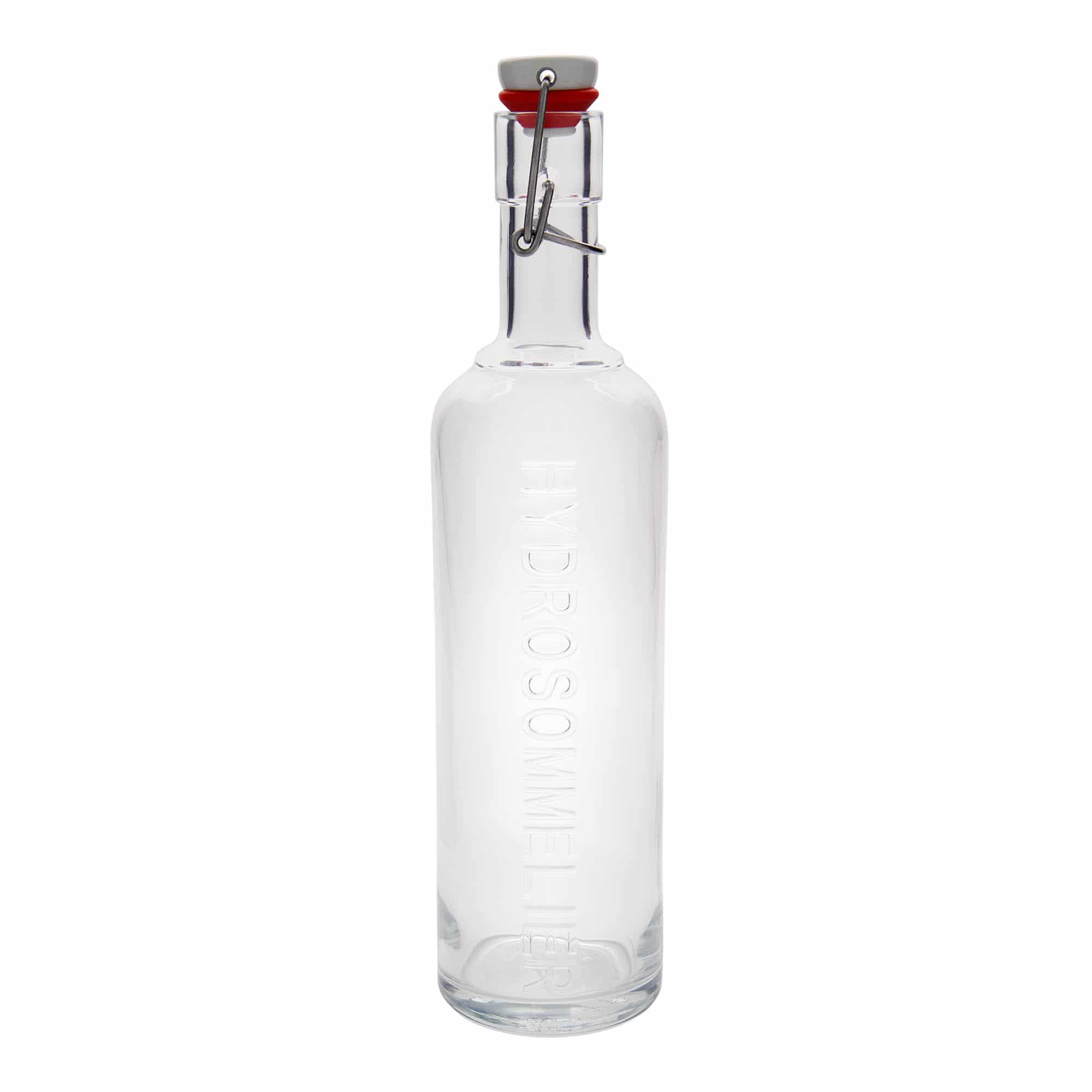 Sticlă din sticlă de 1.000 ml „Optima Hydrosommelier”, închidere: Dop tip Swing top