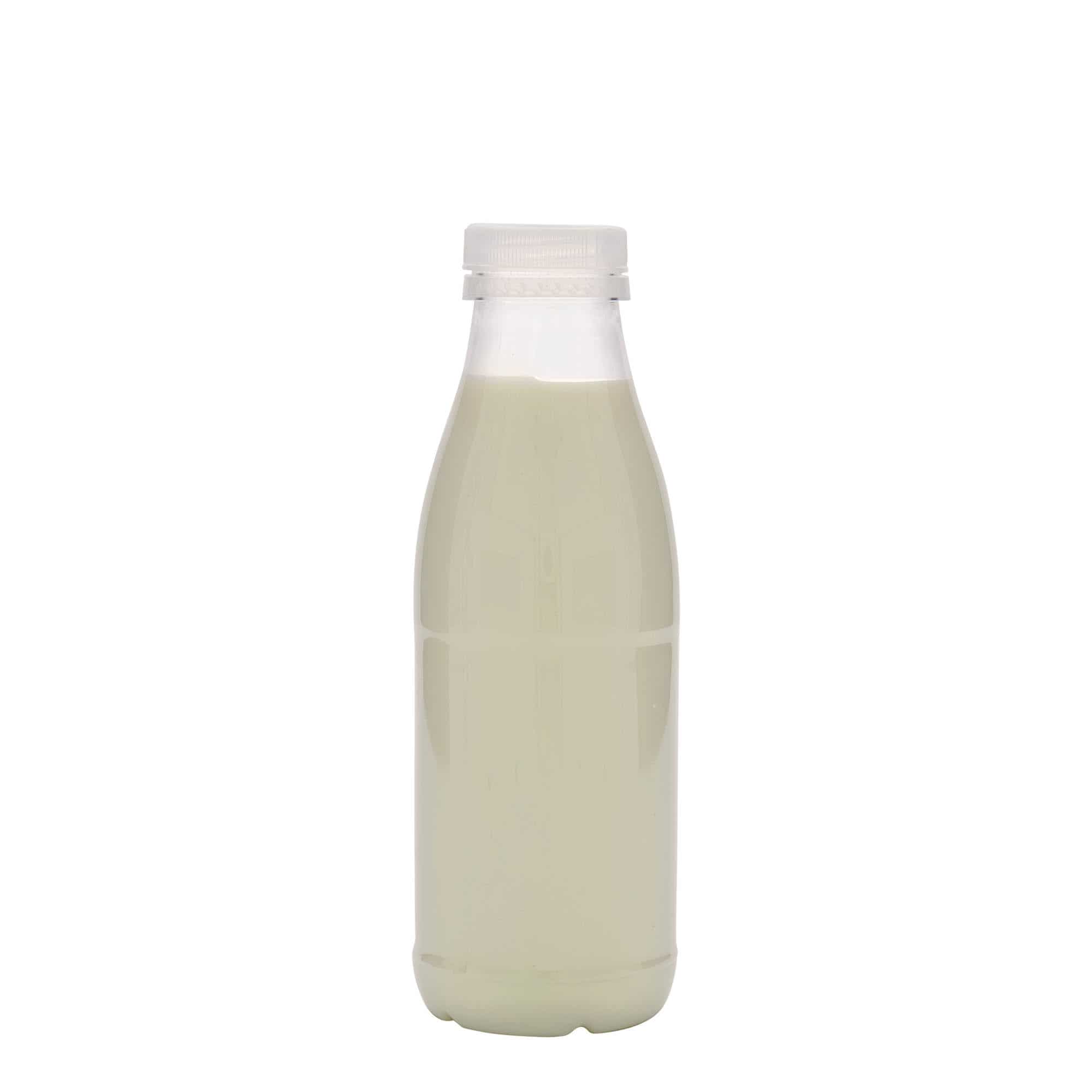 Sticlă PET de 500 ml „Milk and Juice”, material plastic, închidere: 38 mm