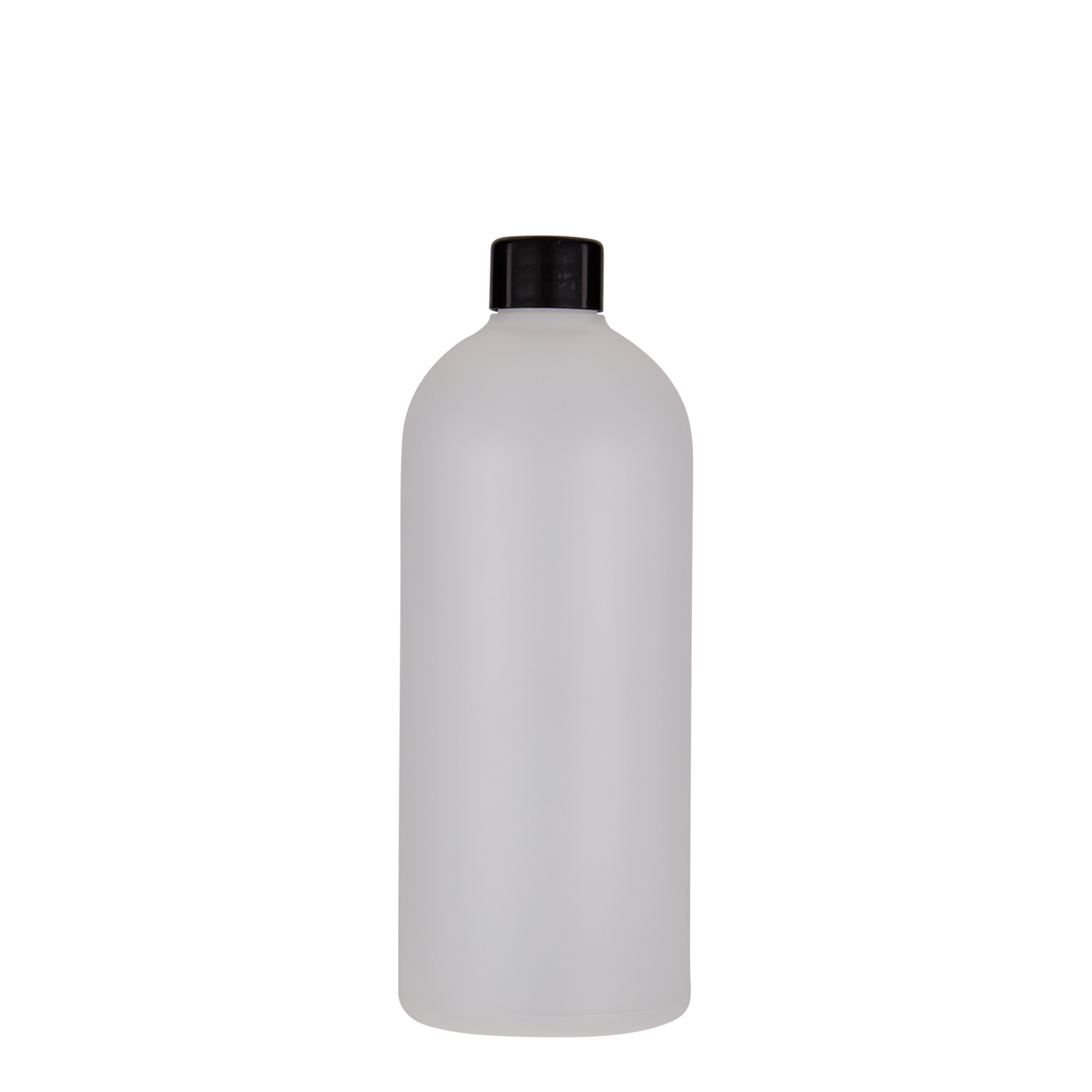 Sticlă din plastic de 500 ml „Tuffy”, HDPE, natur, închidere: GPI 24/410