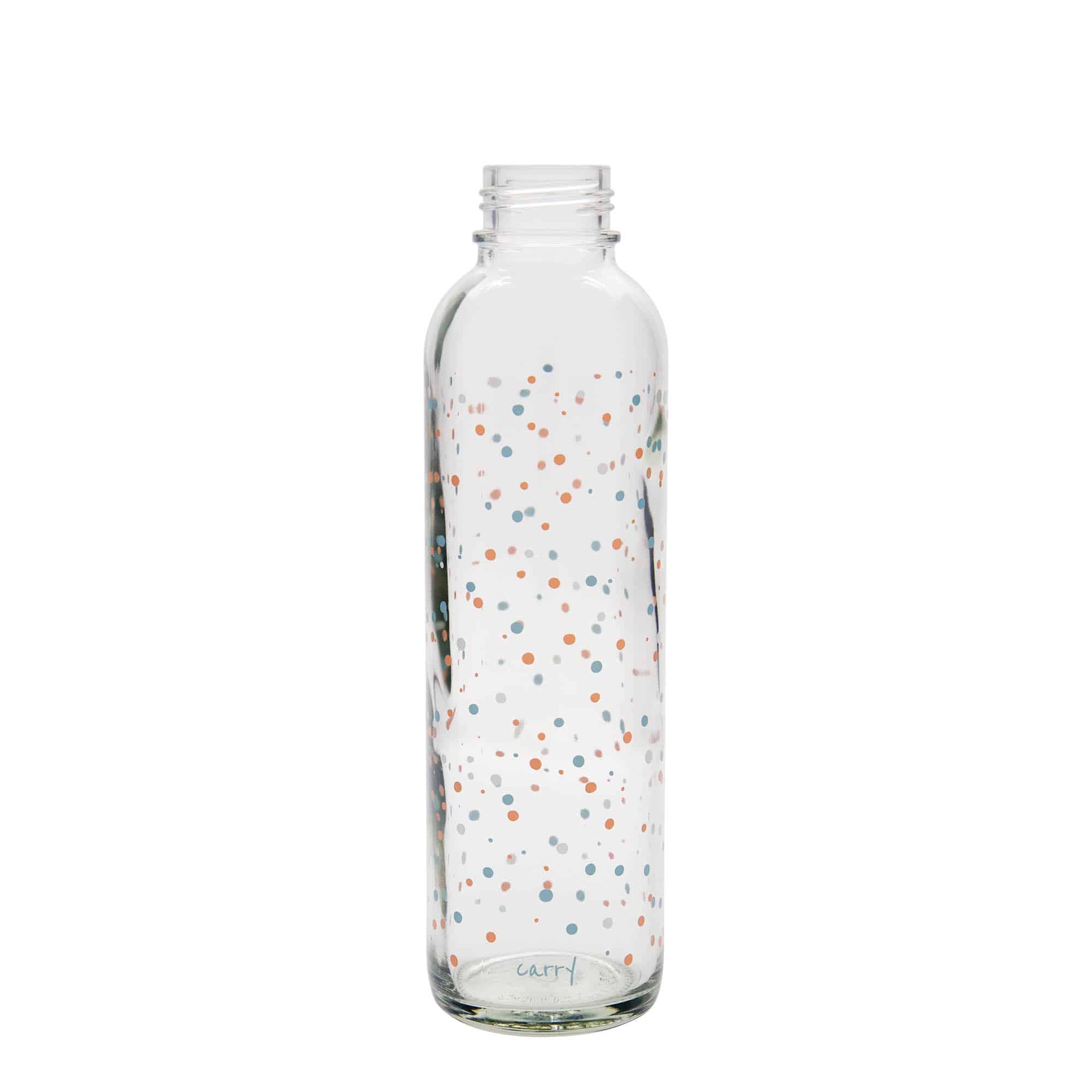 Sticlă de băut de 700 ml CARRY Bottle, motiv decorativ: Flying Circles, închidere: Capac filetat