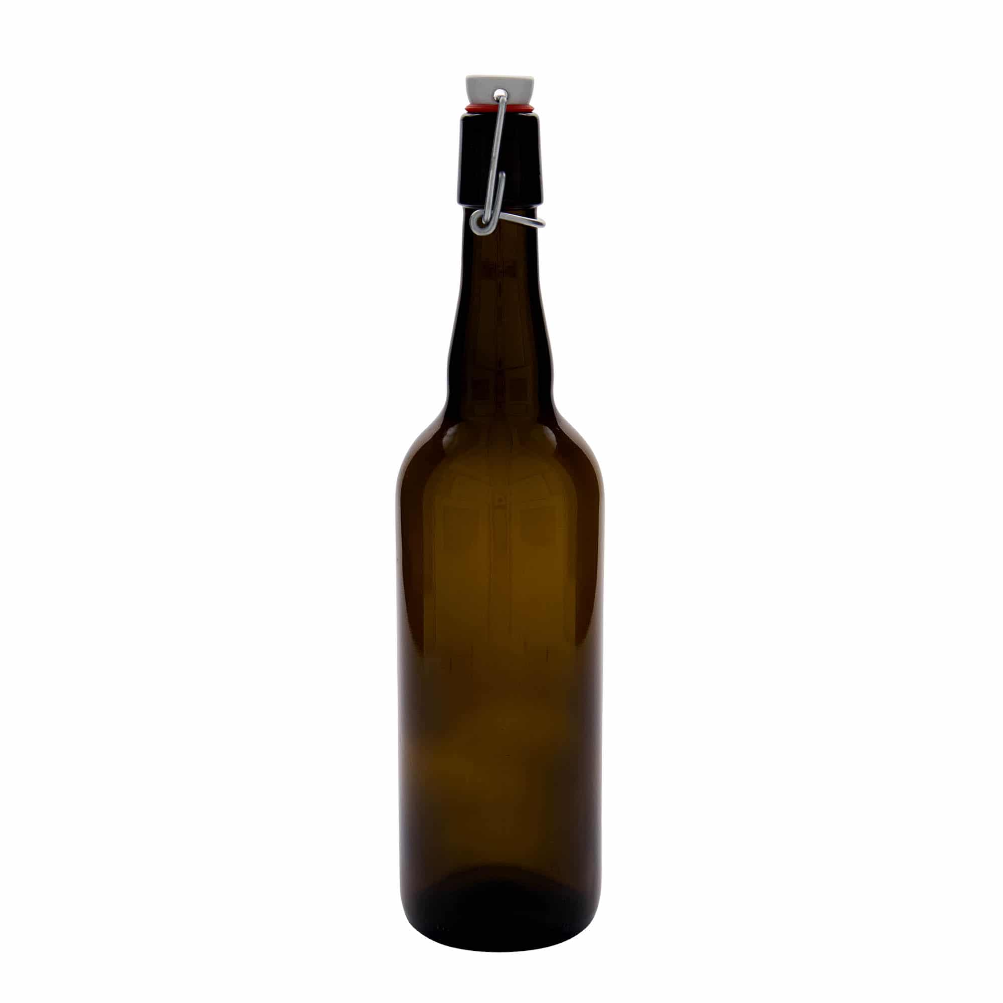 Sticlă de bere de 750 ml Belgia, sticlă, maro, închidere: Dop tip Swing top