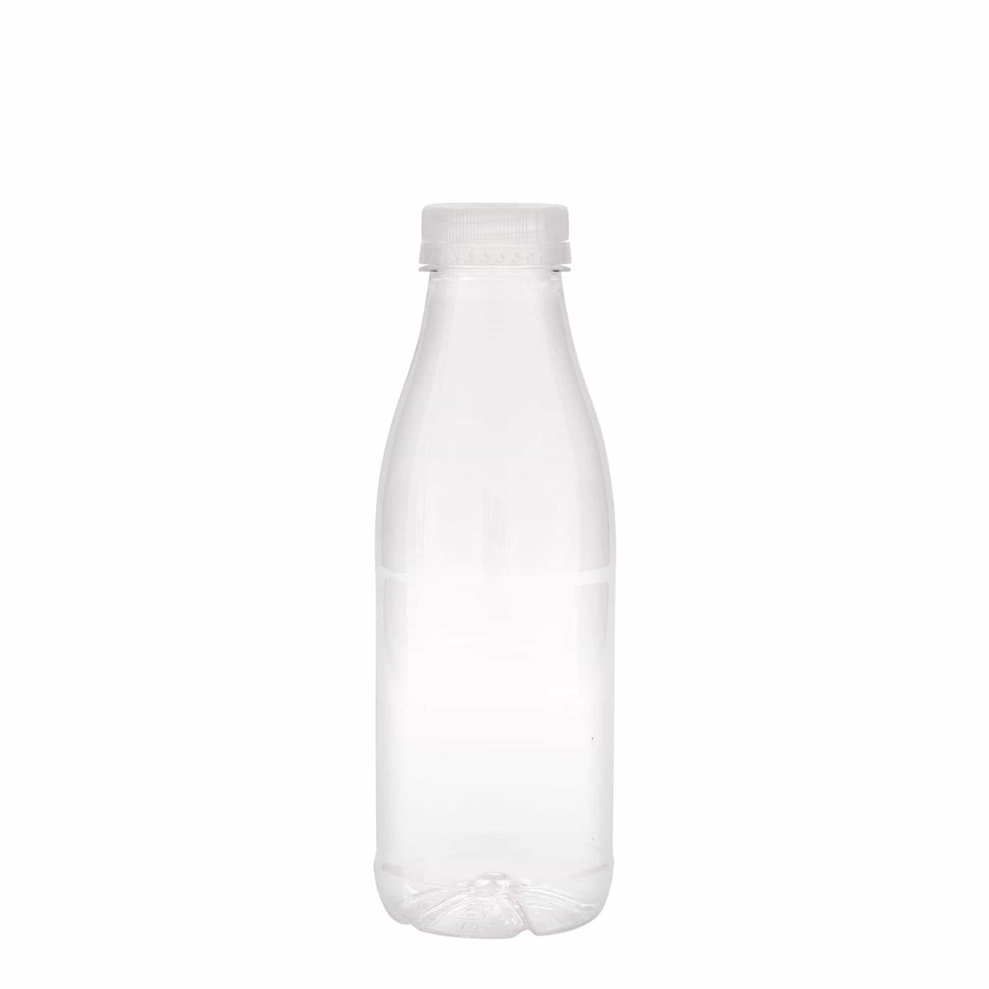 Sticlă PET de 500 ml „Milk and Juice”, material plastic, închidere: 38 mm