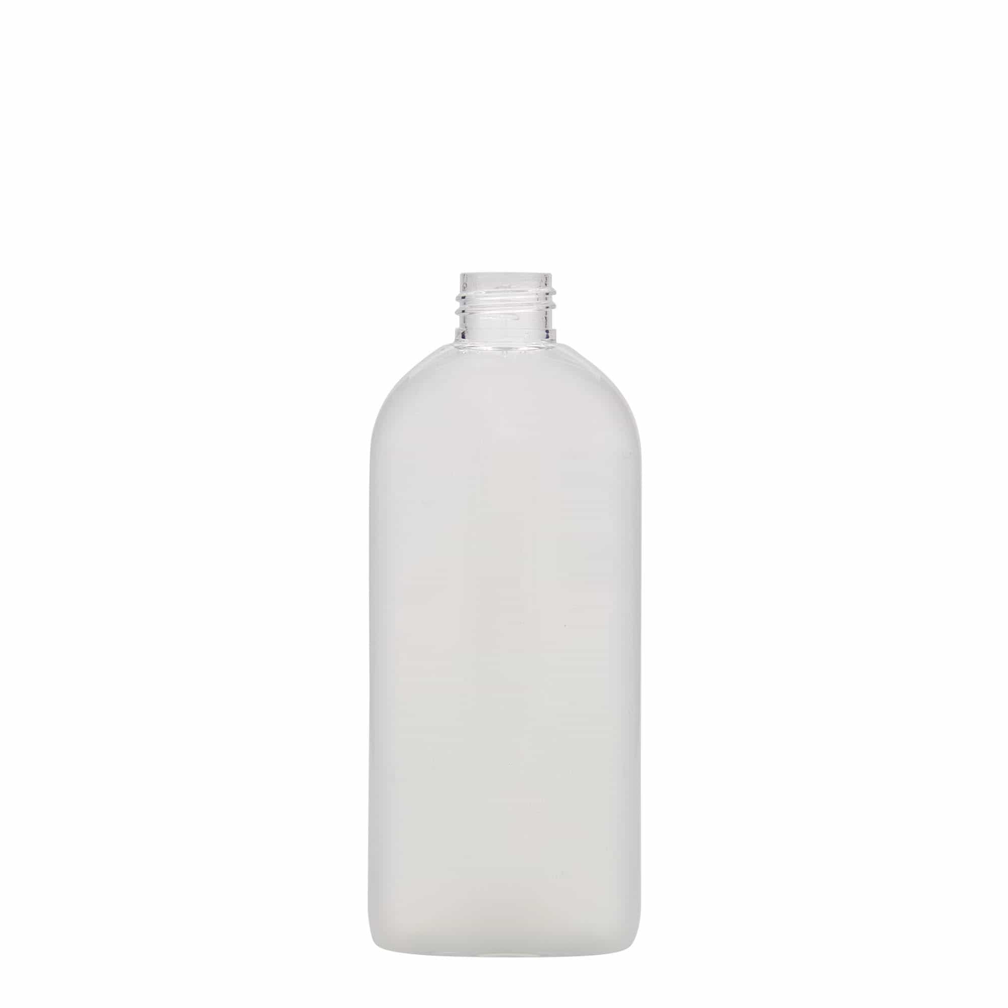 Sticlă PET de 250 ml „Iris”, ovală, material plastic, închidere: GPI 24/410