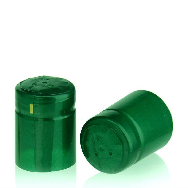 Capsule termoretractabile 32x41, material plastic PVC, verde smarald