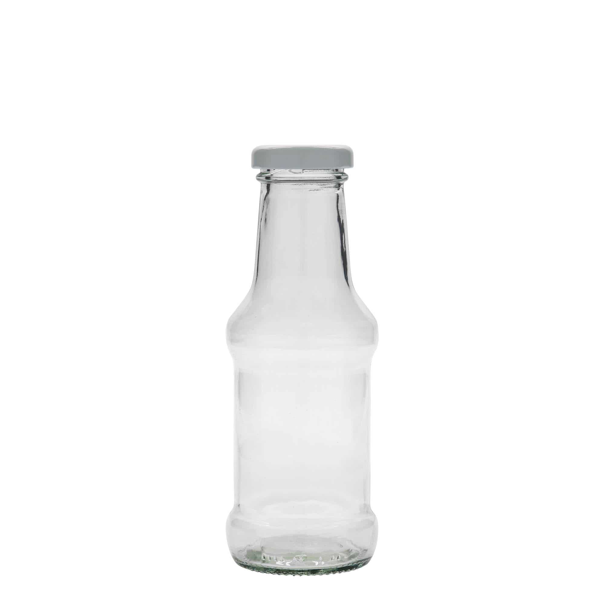 Sticlă pentru sosuri de 250 ml, sticlă, închidere: Twist Off (TO 38)