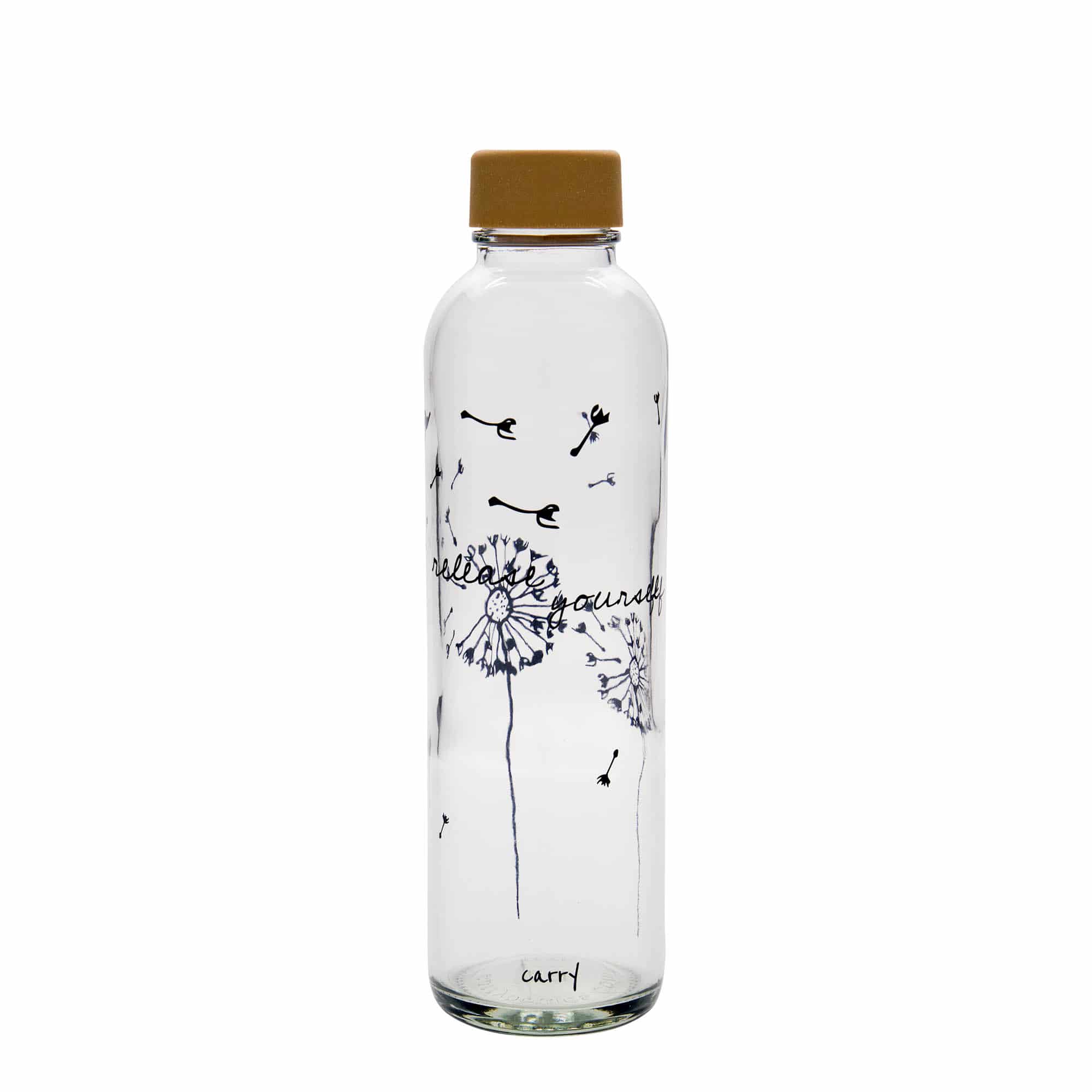 Sticlă de băut de 700 ml CARRY Bottle, motiv decorativ: Release Yourself, închidere: Capac filetat