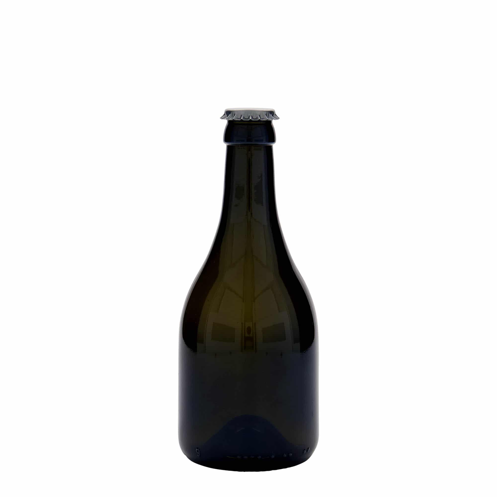 Sticlă de bere de 330 ml „Horta”, sticlă, verde antic, închidere: Capace metalice